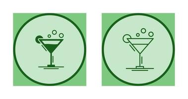 icono de vector de coctel