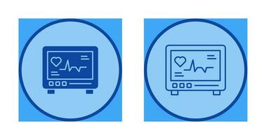 icono de vector de cardiograma