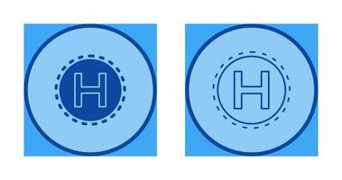 Helipad Vector Icon