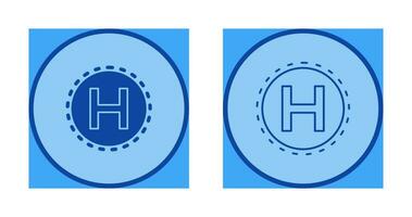 Helipad Vector Icon