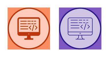 Coding Vector Icon