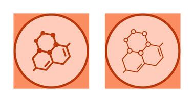 icono de vector de molécula