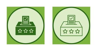 Ballot Vector Icon