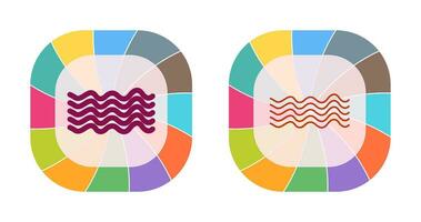 Magnetic Waves Vector Icon