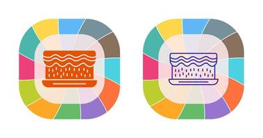 Unique Cream Cake Vector Icon