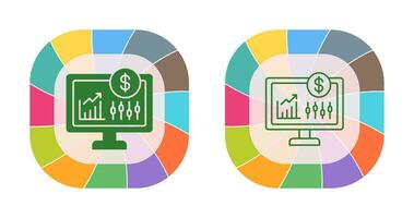 Stock Market Vector Icon