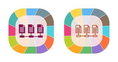 Network Files Vector Icon