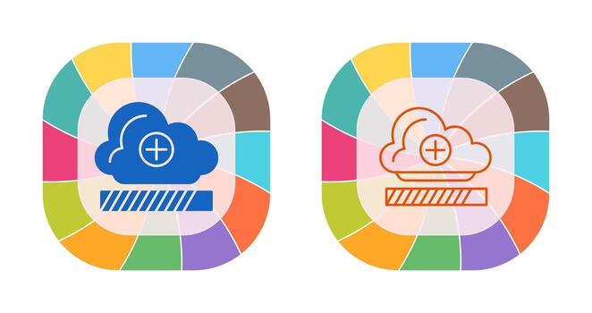 icono de vector de carga