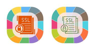 icono de vector de ssl