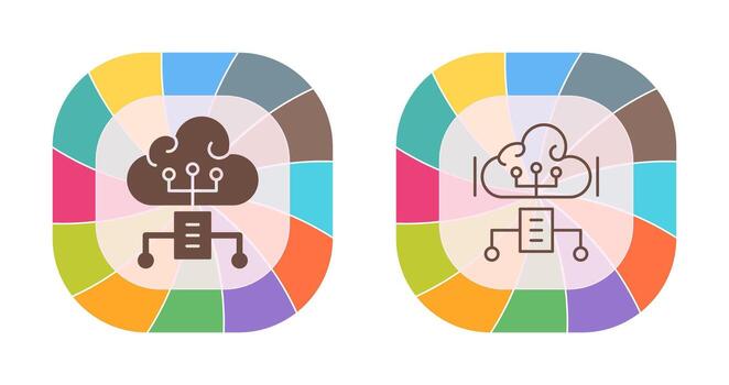 Cloud Computing Vector Icon