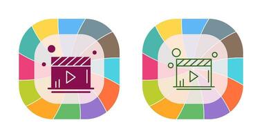 Video Player Vector Icon