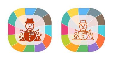 Snowman Vector Icon