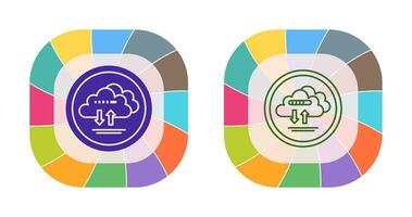 Cloud Data Vector Icon