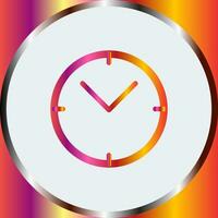 Unique Clock Vector Icon