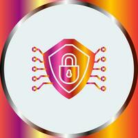 Cyber Security Vector Icon