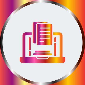 icono de vector de documento