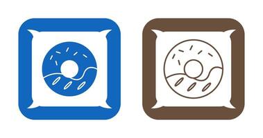 Cream Doughnut Vector Icon