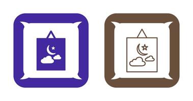 Hanging Painting Vector Icon