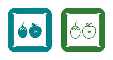 Fruits and VVegetables Vector Icon