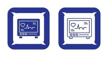 icono de vector de cardiograma