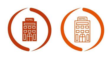 icono de vector de hotel