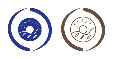 Cream Doughnut Vector Icon