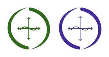 Unique Graph Vector Icon