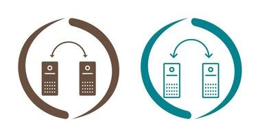 Unique Connected Systems Vector Icon
