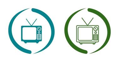 Television Broadcast Vector Icon