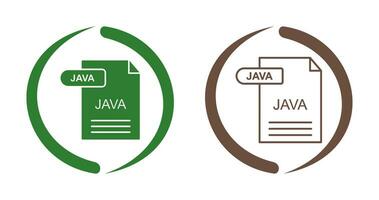 icono de vector de java