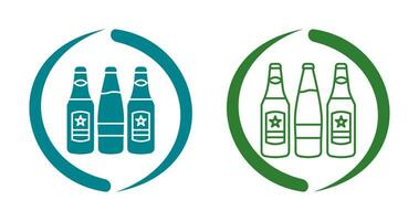 Beer Bottles Vector Icon