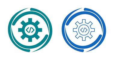 Unique Code Optimization Vector Icon