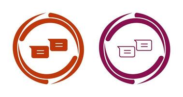 Unique Messages Vector Icon