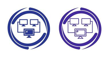 Connected Systems Vector Icon