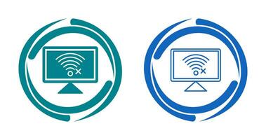 Disconnected Network Vector Icon