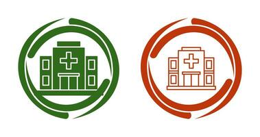 icono de vector de hospital