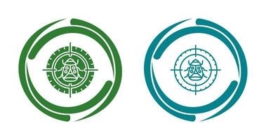 Bug Target Vector Icon