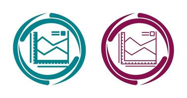 Spline Chart Vector Icon