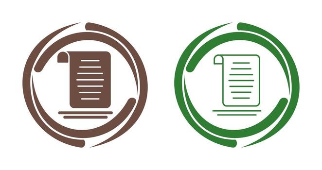 icono de vector de documento