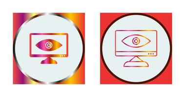 Unique Web Visibility Vector Icon