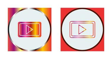 Unique Video Communication Vector Icon