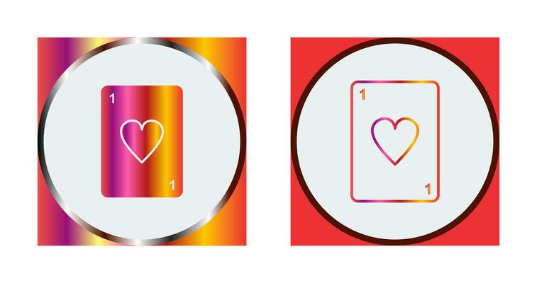 Unique Card Vector Icon