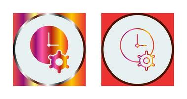 Unique Time Optimization Vector Icon