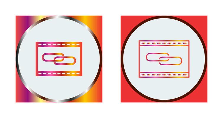 Unique Link Optimization Vector Icon