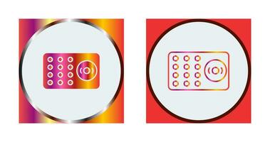 Unique Ring Alarm Vector Icon