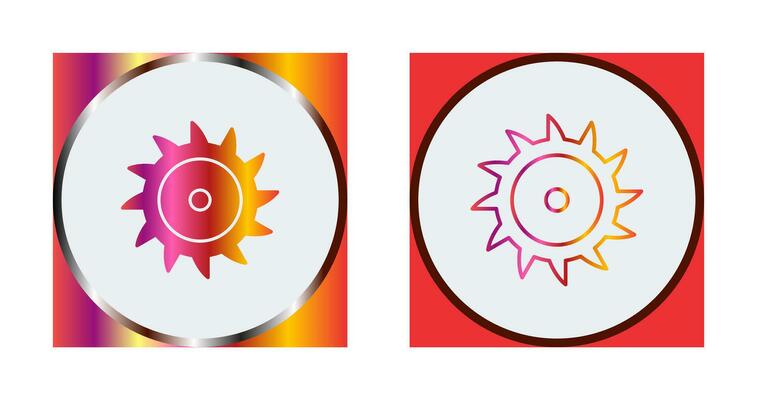 Saw Blade Vector Icon
