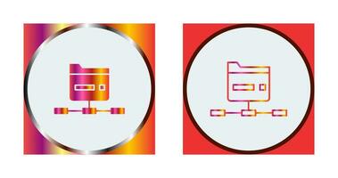 Network Folder Vector Icon