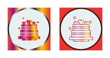 Wedding Cake Vector Icon