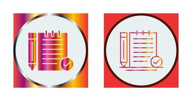 Check Notes Vector Icon