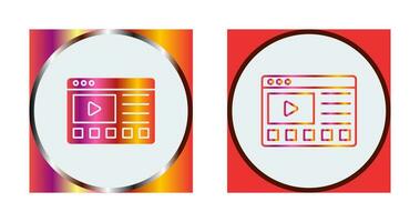 icono de vector de tutoriales en línea